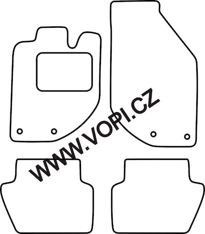 Autokoberce Volvo S70/V70 1997 - 2001 Colorfit Fun (5009)